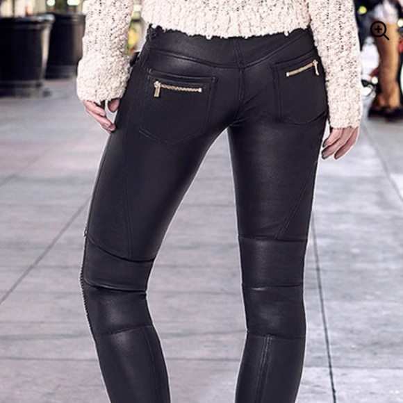 SAM STRETCH LEATHER PANTS - Picture 3 of 4